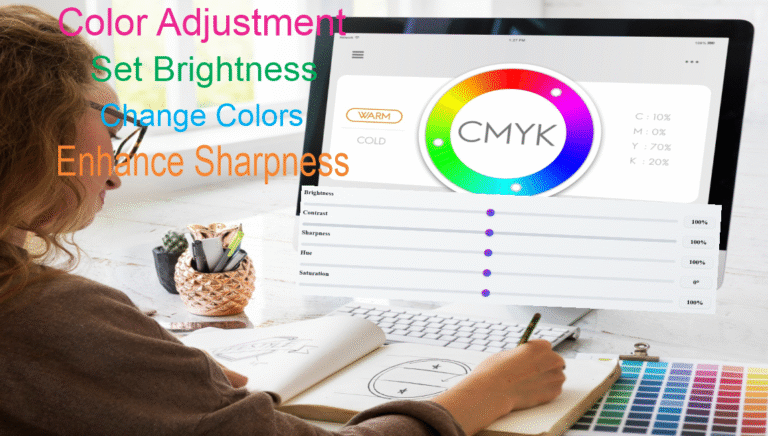 color adjustment image